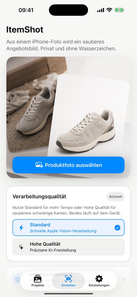 ItemShot: Produktfotos
