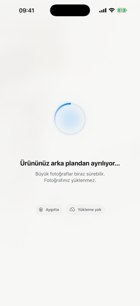 Aygıtta — ItemShot