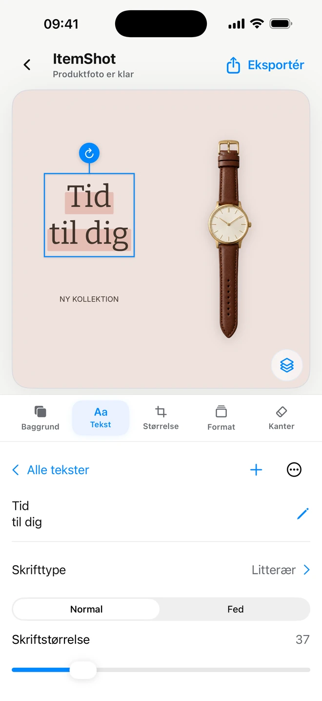 ItemShot på iPhone — Studio