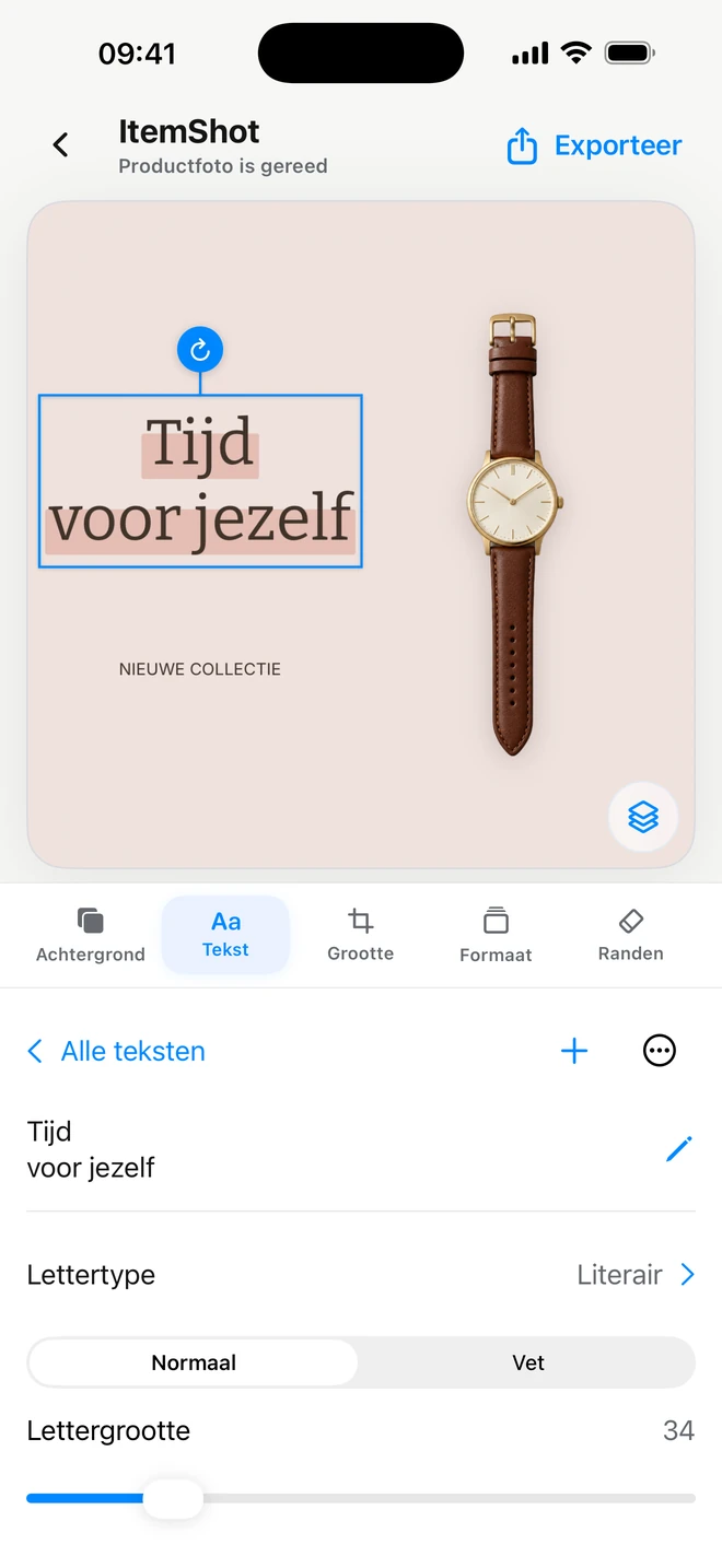 ItemShot op iPhone — Studio